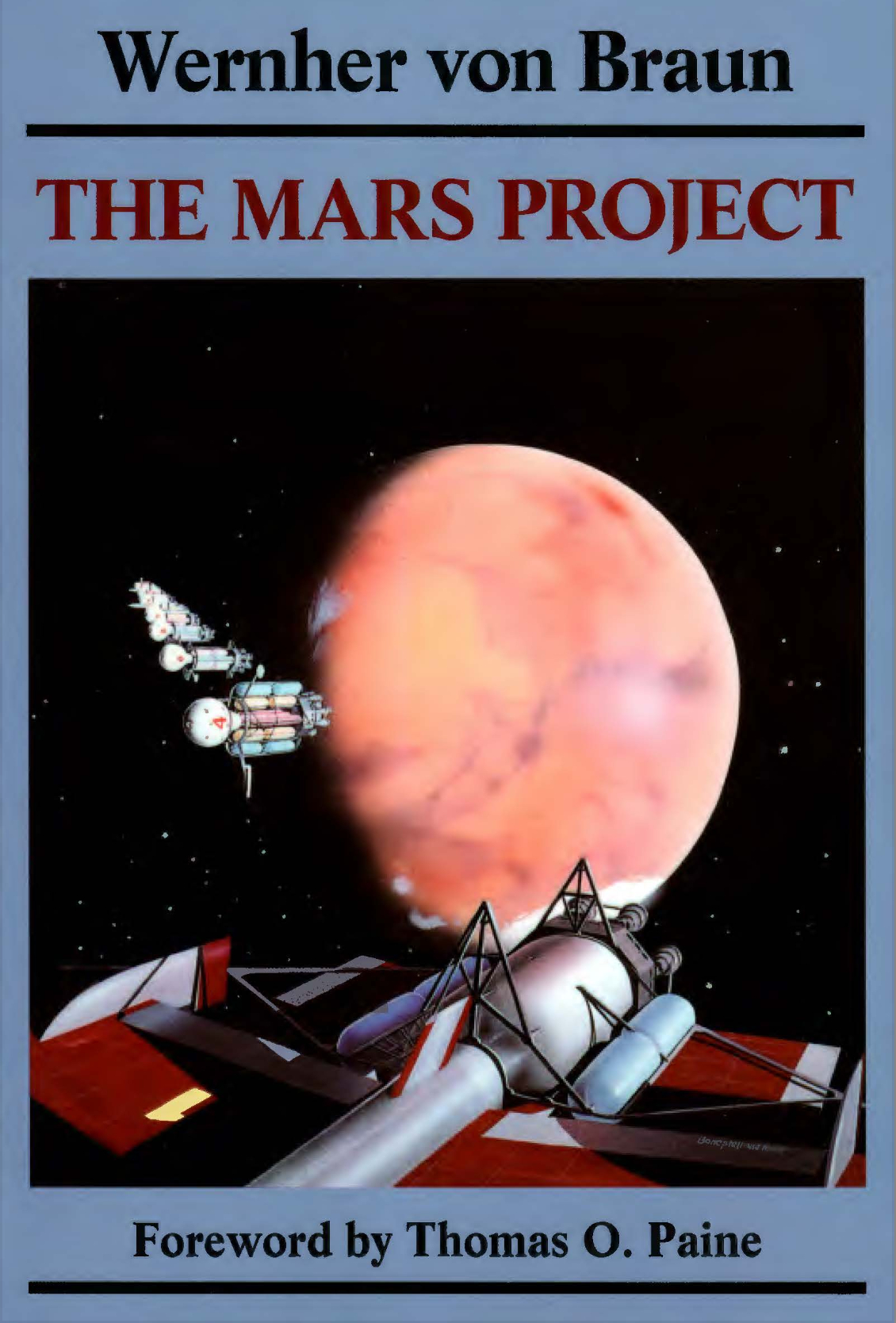 我找到了两本冯布劳恩的 Mars Project一本 The Mars Proj