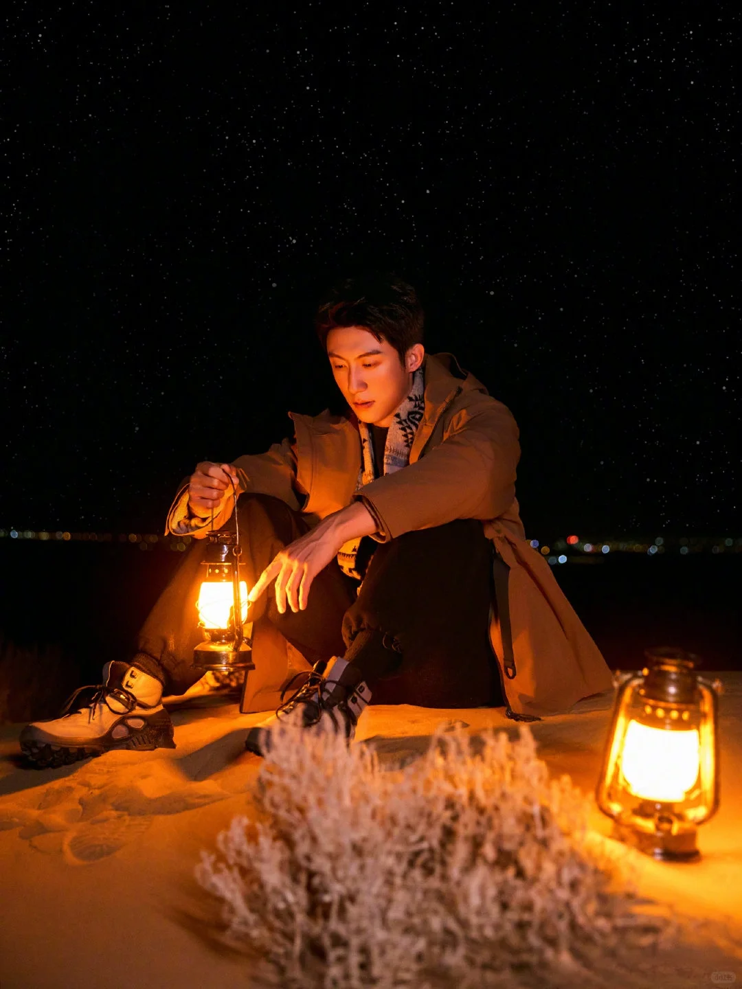 夜晚的🐳🏜️⭐好美