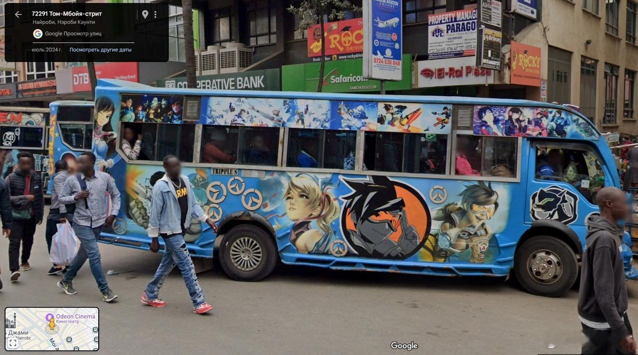 守望先锋 马塔图(Matatu)是肯尼亚特色的交通工具，它是一种私人拥有的小型巴