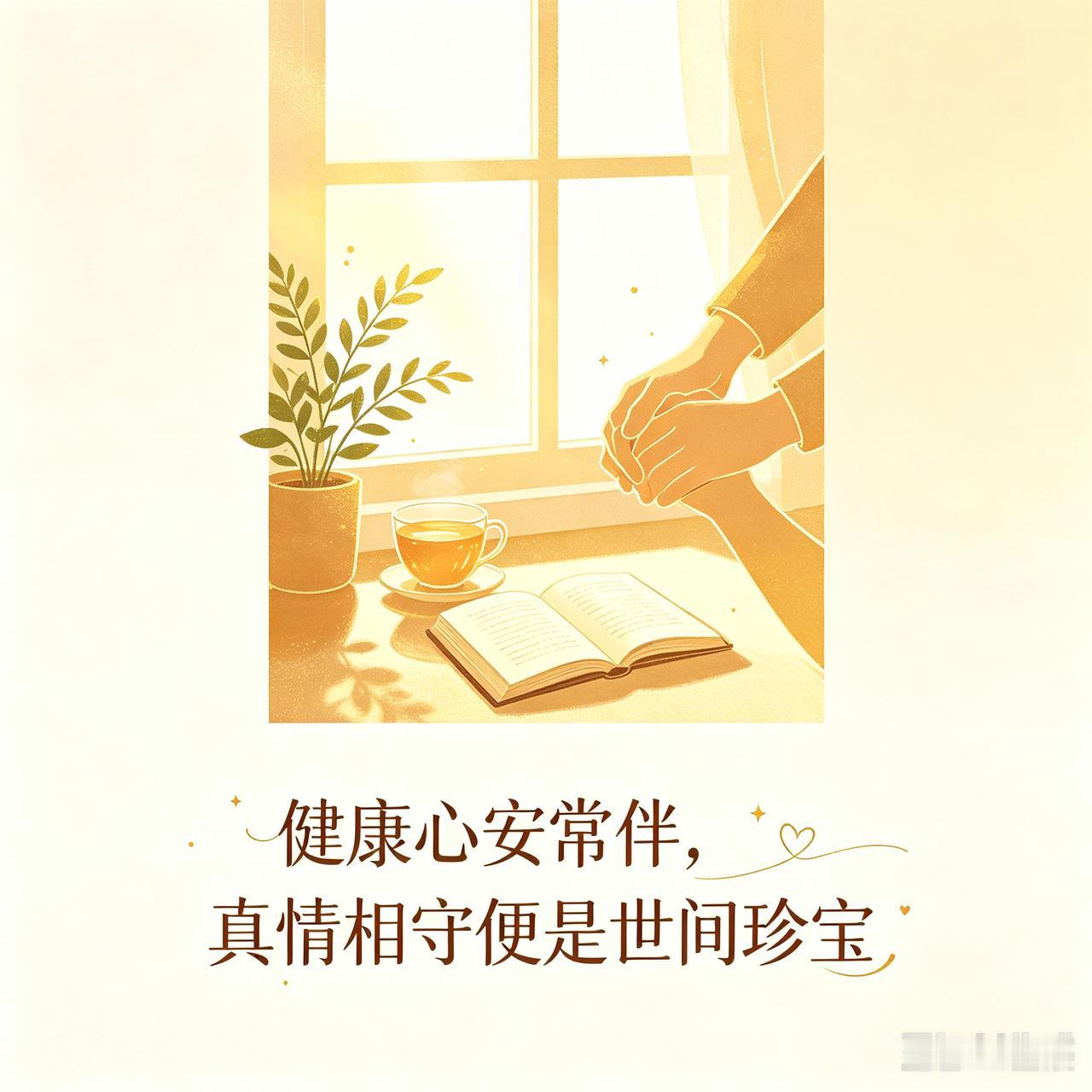 金山银山不如身体康健，荣华富贵不如内心安然。
一份真诚长久的陪伴，就是世间最珍贵