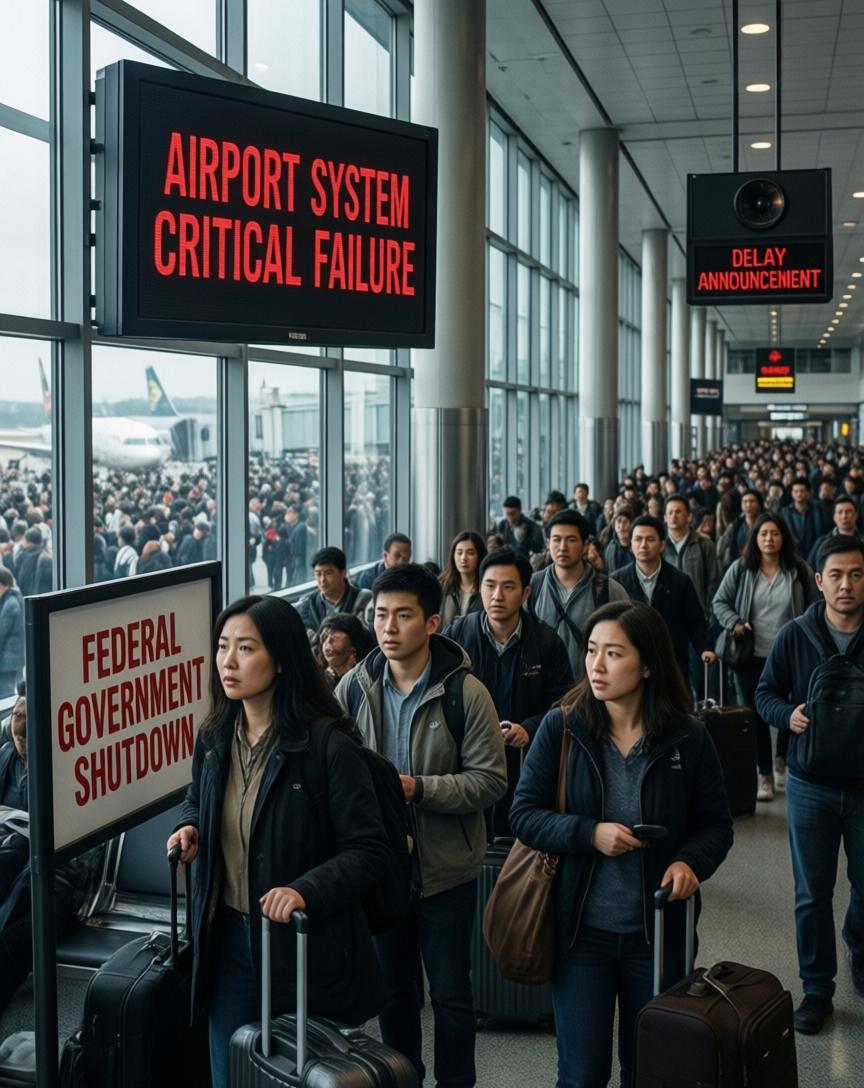 美国机场现在的状况，用“瘫痪”两个字来形容一点也不夸张。环球时报3月24日那篇报