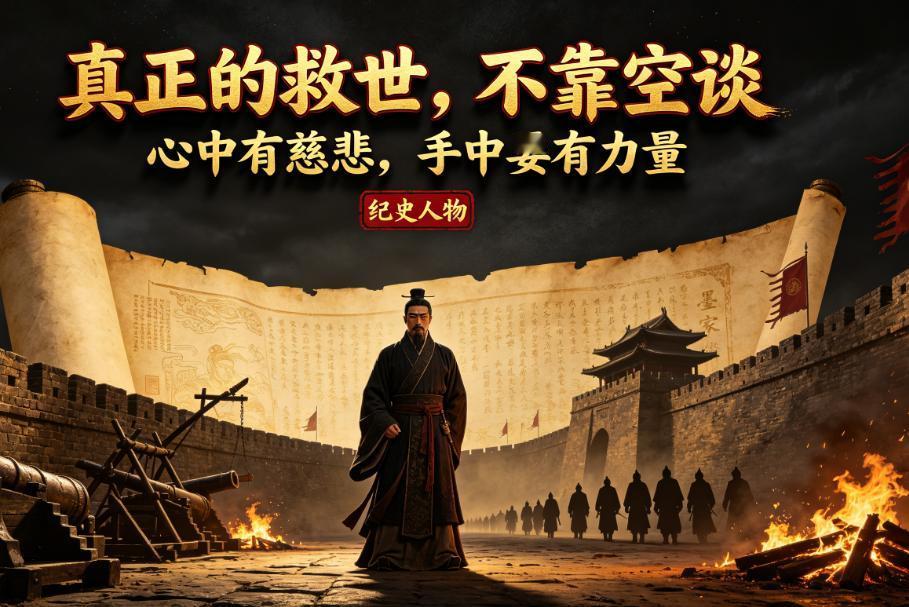 很多人印象里的墨子，就是一位苦行救世、一心博爱无私的老圣人，天天劝诸侯不要打仗，