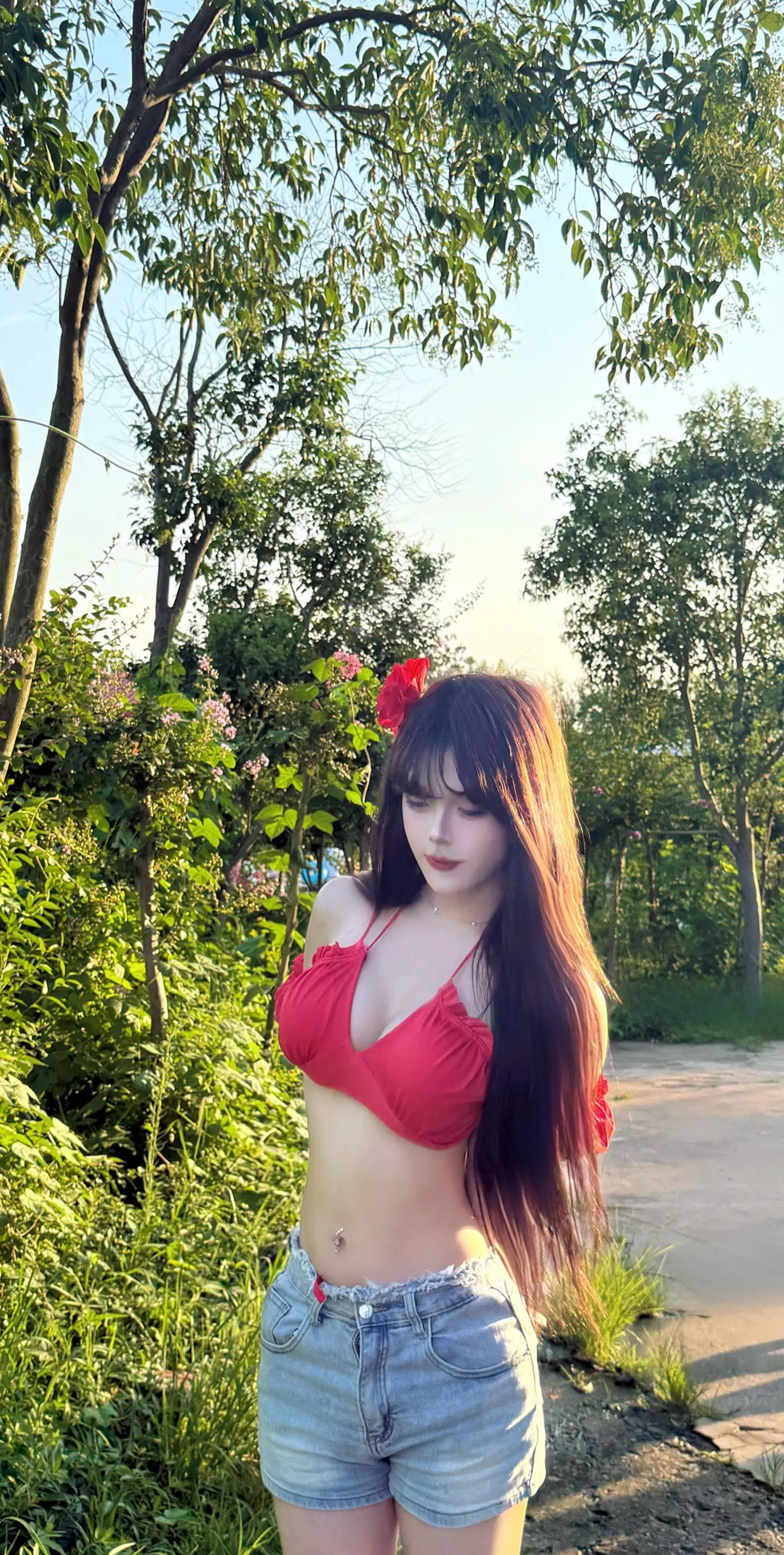 我只是个爱你的笨蛋海边穿搭无不良引导