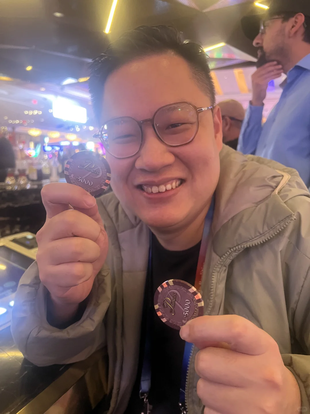 在参加CES是假，剩下这么多，不玩了，全部花了