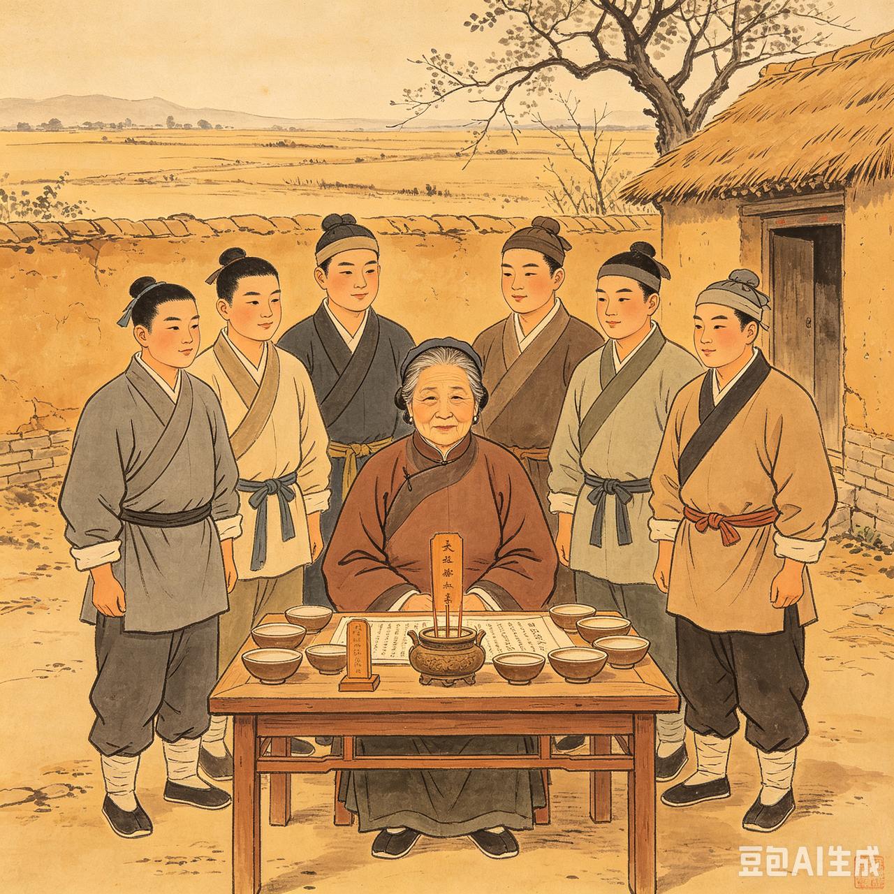 六个亲兄弟，六个姓氏你信吗？
六个亲兄弟死后都埋葬在一起，而且六个弟弟的坟墓都埋