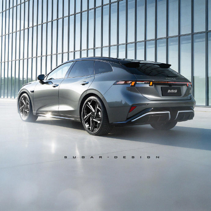 新车前瞻｜领克 07 旅行版来袭，加长车尾更实用，溜背线条更动感，坐等实车揭开真