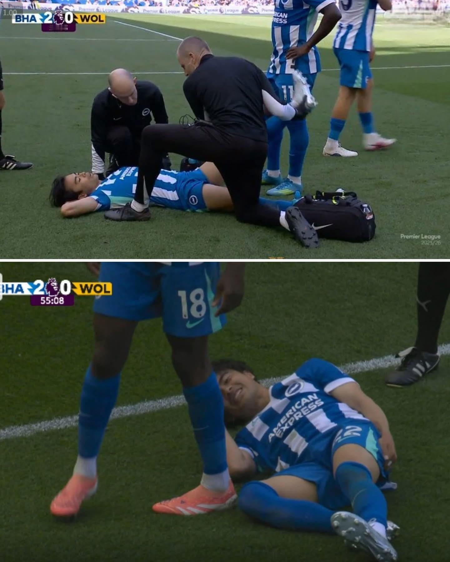 🇯🇵🚑白禮頓乾淨俐落地以3-0擊敗狼隊，不過日本國腳三笘薰（Kaoru M