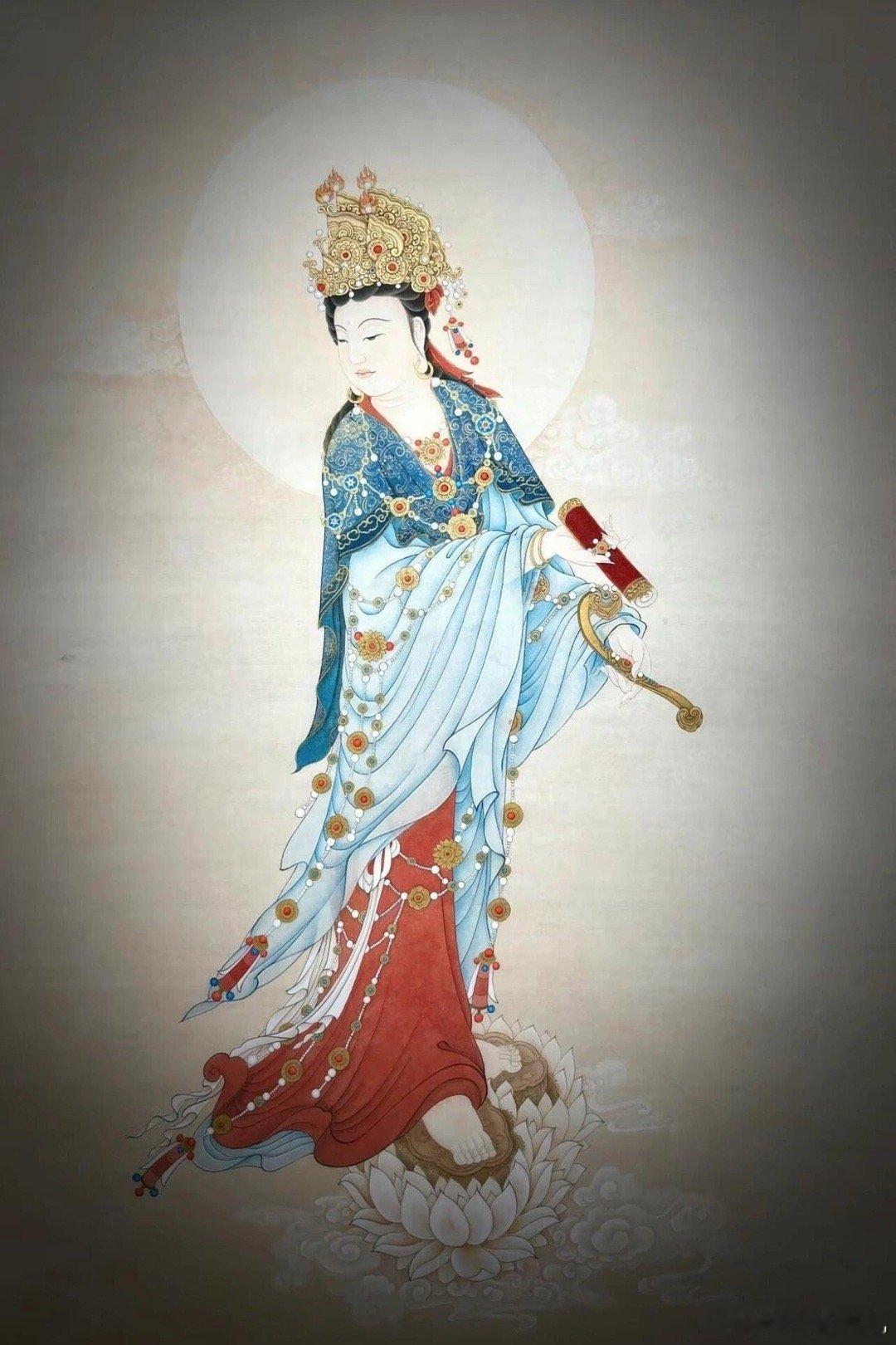 刷到文殊菩萨，许下你的心愿，心诚则灵！ ​​​