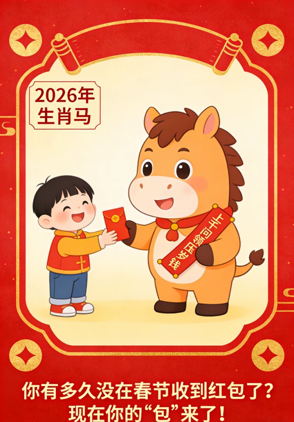 千问宣布春节投入30亿发红包是情分，领压岁钱是本分！在上千问找回童年待遇，再也不