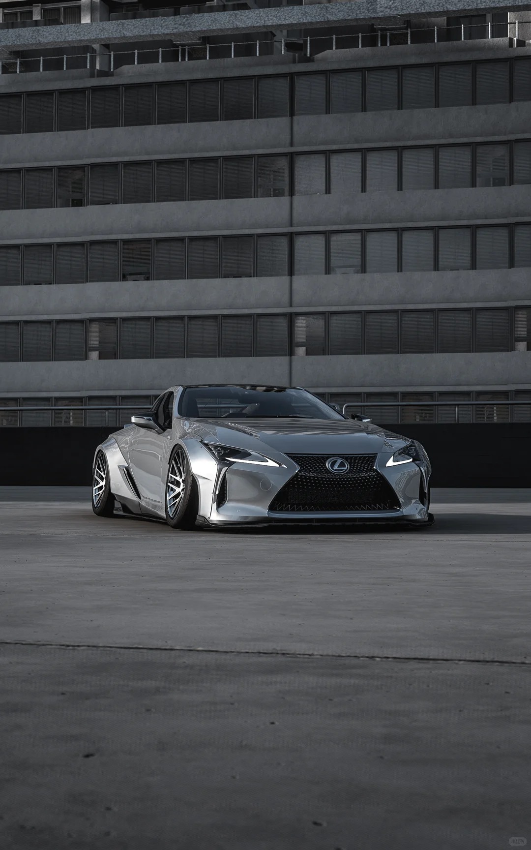 低调奢华的LEXUS LC500，银灰色质感拉满绝美车片 ​​​