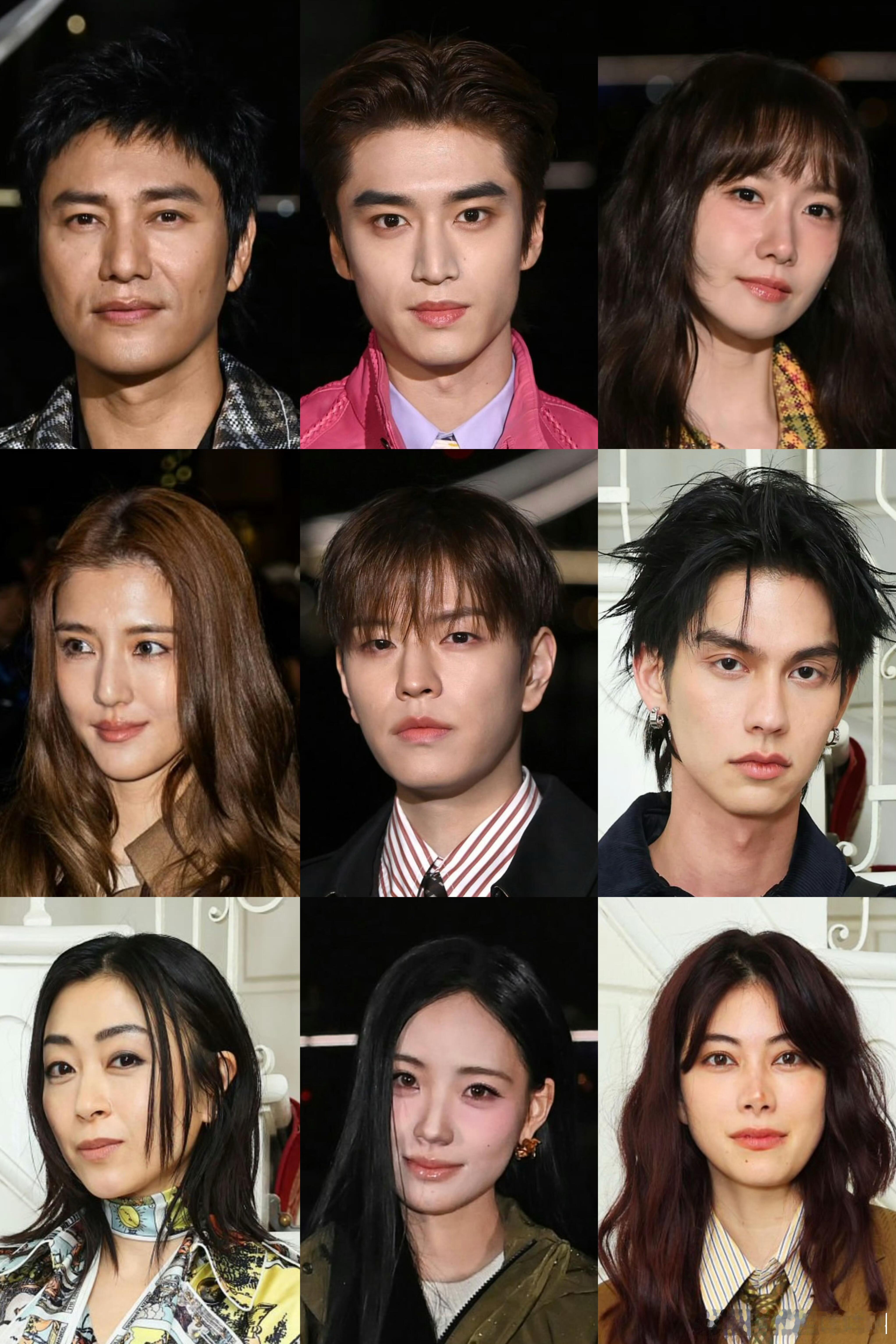 伦敦时装周Burberry大秀G社怼脸生图陈坤 张康乐 林允儿 宇多田光 吴千语