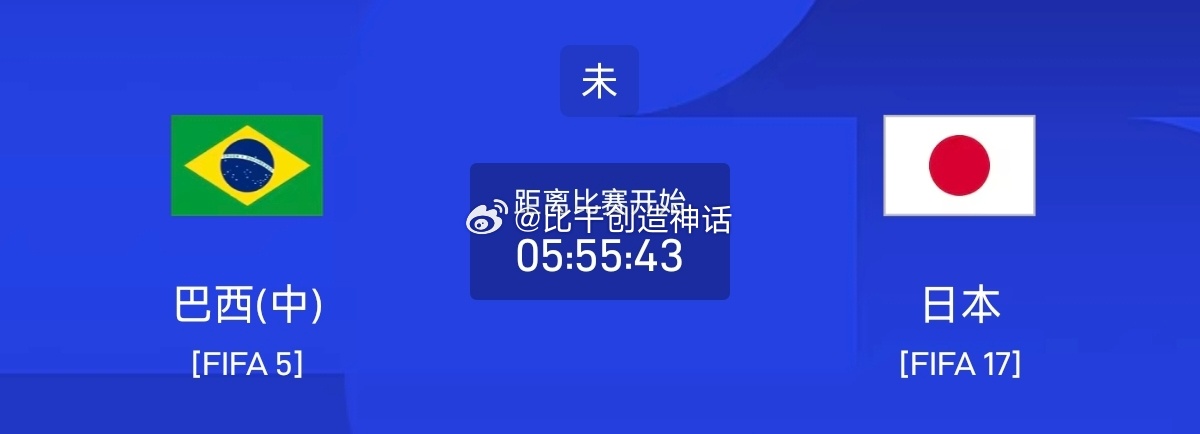 今日足球单场赛事前瞻分析周一074 世界杯 巴西vs日本方向：主胜年龄：20 2