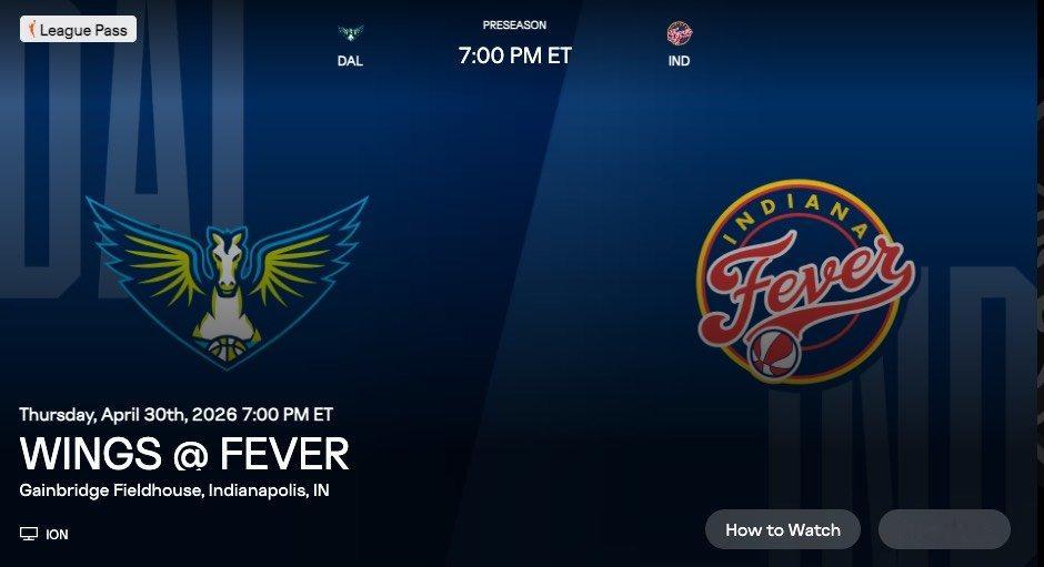 明日季前赛狂热主场迎战飞翼wnba