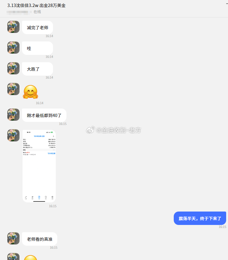 老方看好的方向，错过几回？？？先前就说这行情还要空，多少兄弟找机会上车空头了？反