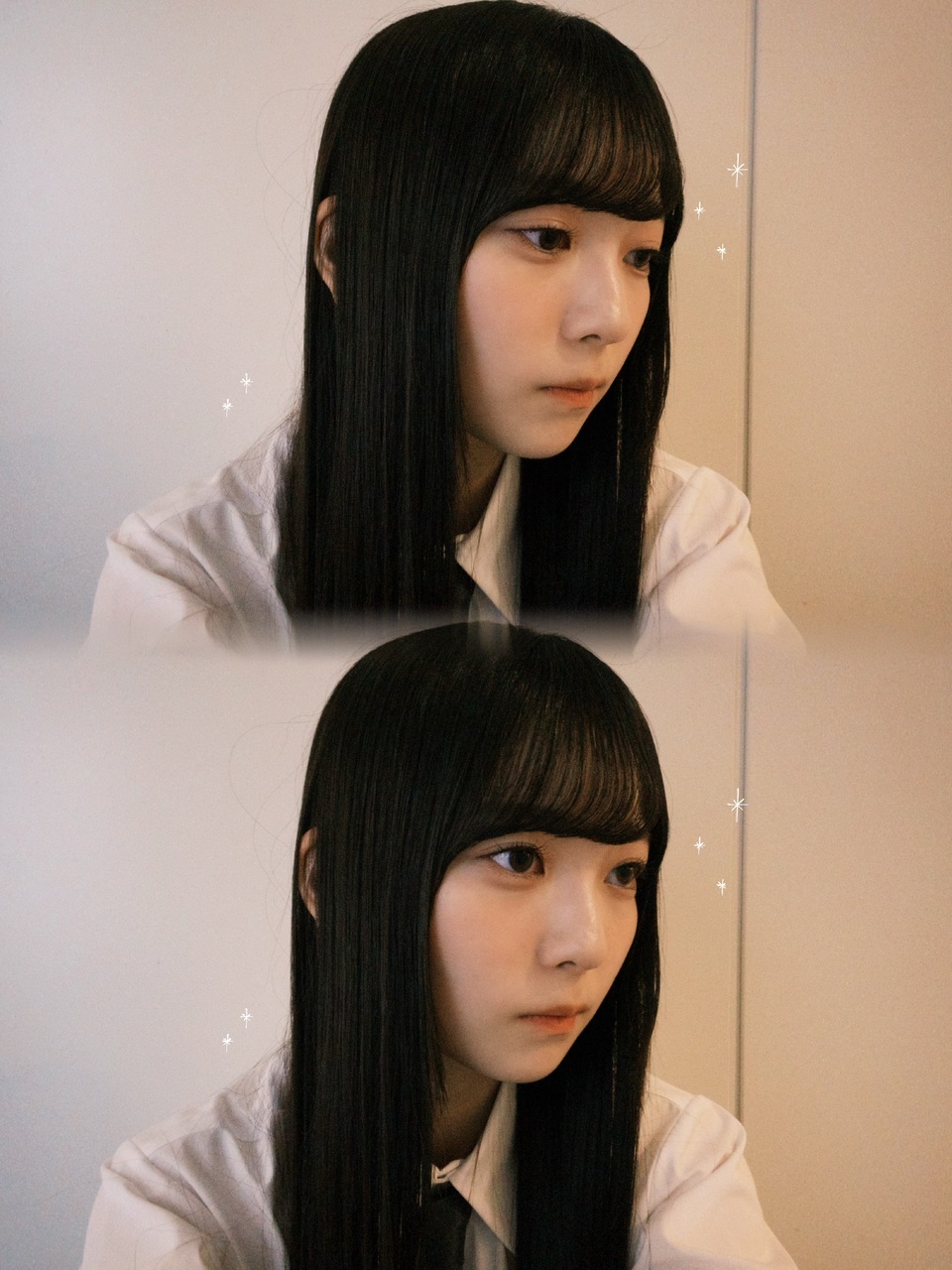 佐藤優羽「お洋服は松田好花さんからいただいたお洋服でした🐙グレーのワンピース、