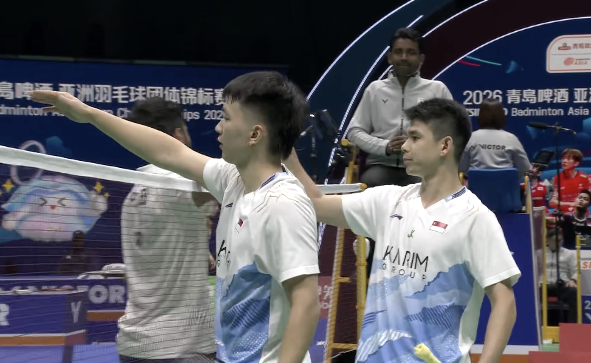 2026亚洲羽毛球团体锦标赛 【男团C组：印度🇮🇳 2-2 🇸🇬新加坡】