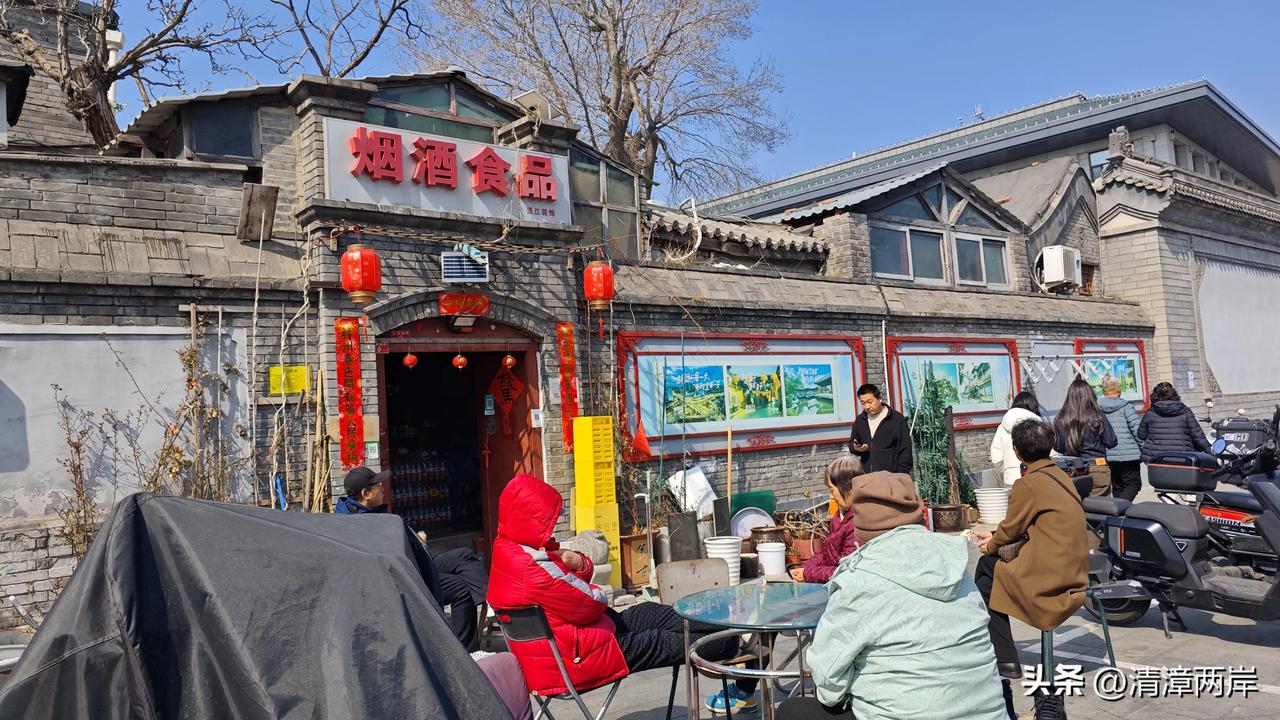 在北京旅游，可以说，到处都是风景。马路边的摊铺，湖中的鸭子。绿化带种的白玉兰。竞