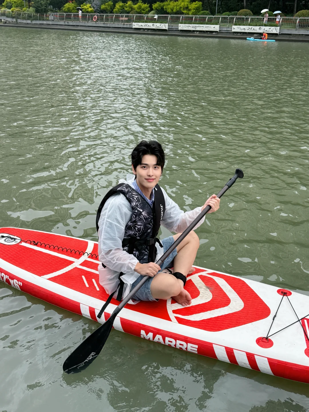 在苏州河划上桨板了！🏄‍♂️