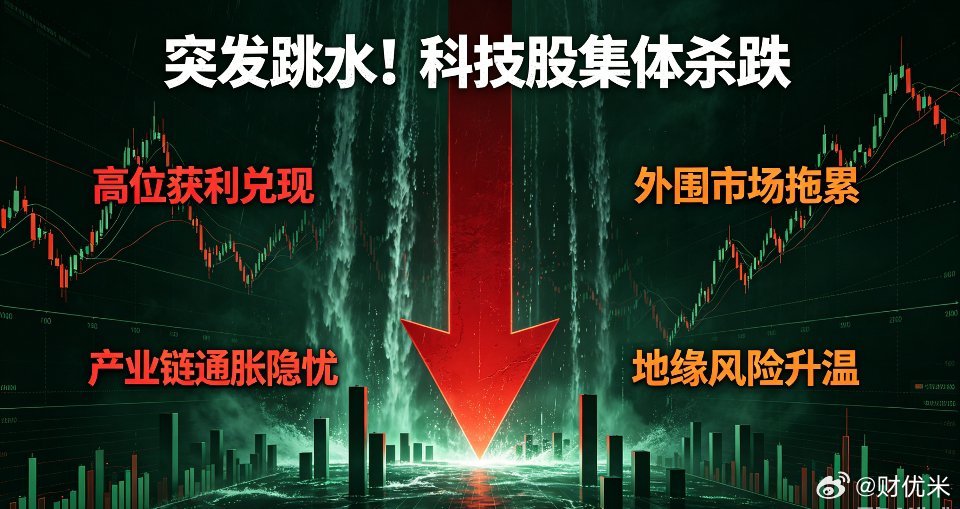 标题：突发跳水！6.26大盘全线重挫，科技股集体杀跌四大核心原因梳理今日A股单边