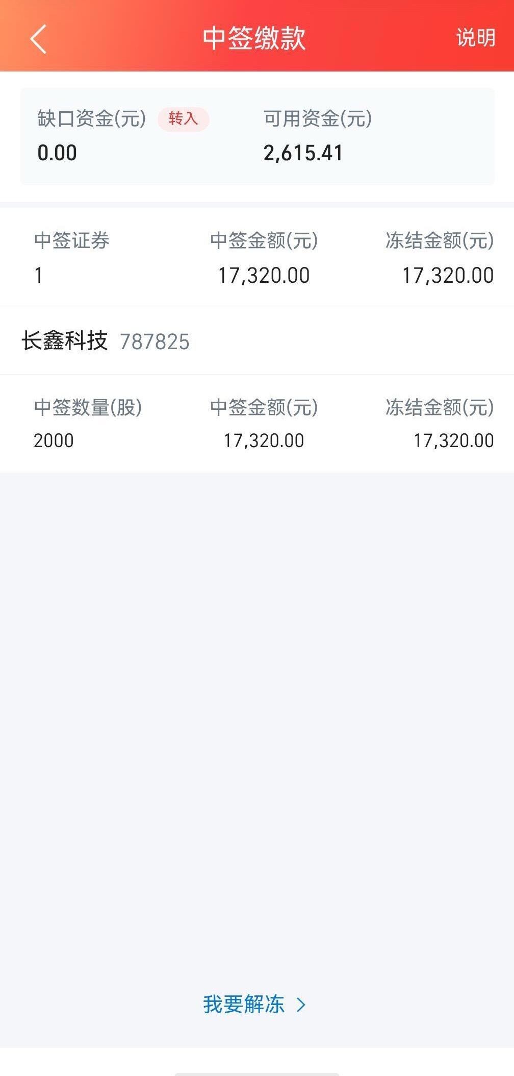 长鑫科技上市有兄弟中吗？ 我是没中这是朋友的 