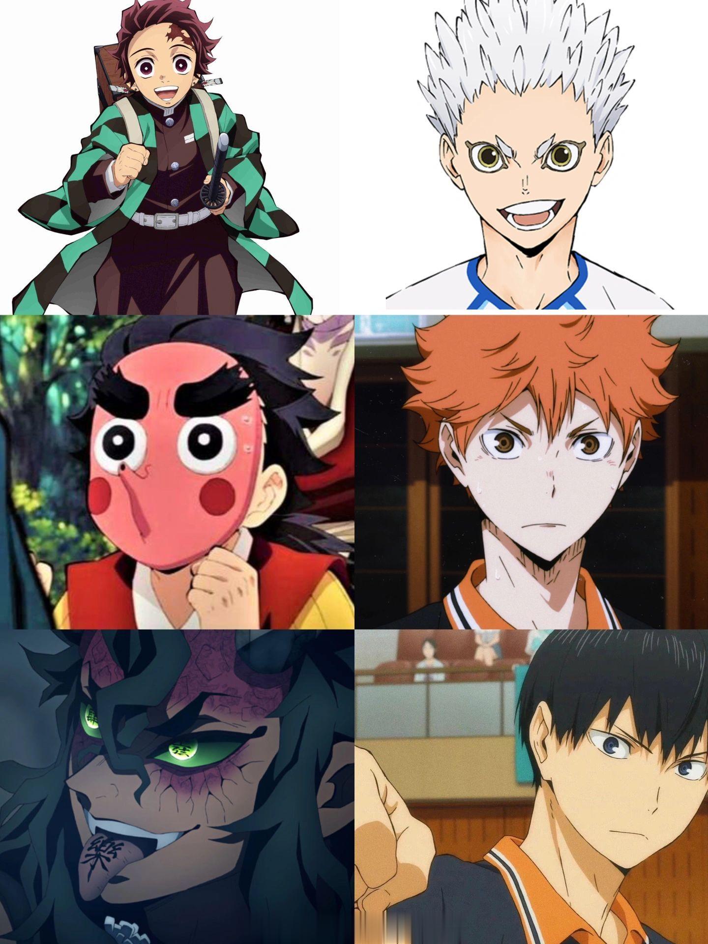 刷到一个老师做的鬼灭之刃和排球少年的同一声优对比？！Akaashi和妓夫太郎是同