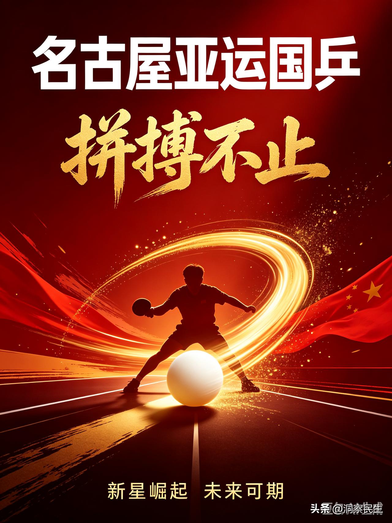 名古屋亚运乒乓球赛场，国乒小将经受考验。本次赛事收获6金4银1铜，女队发挥稳定，