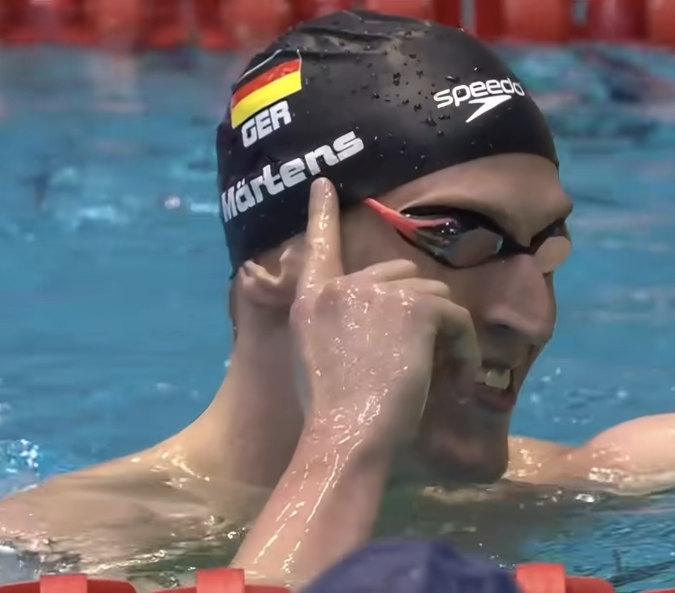 德国游泳锦标赛男子400自：卢卡斯-马腾斯3分41秒76摘金
