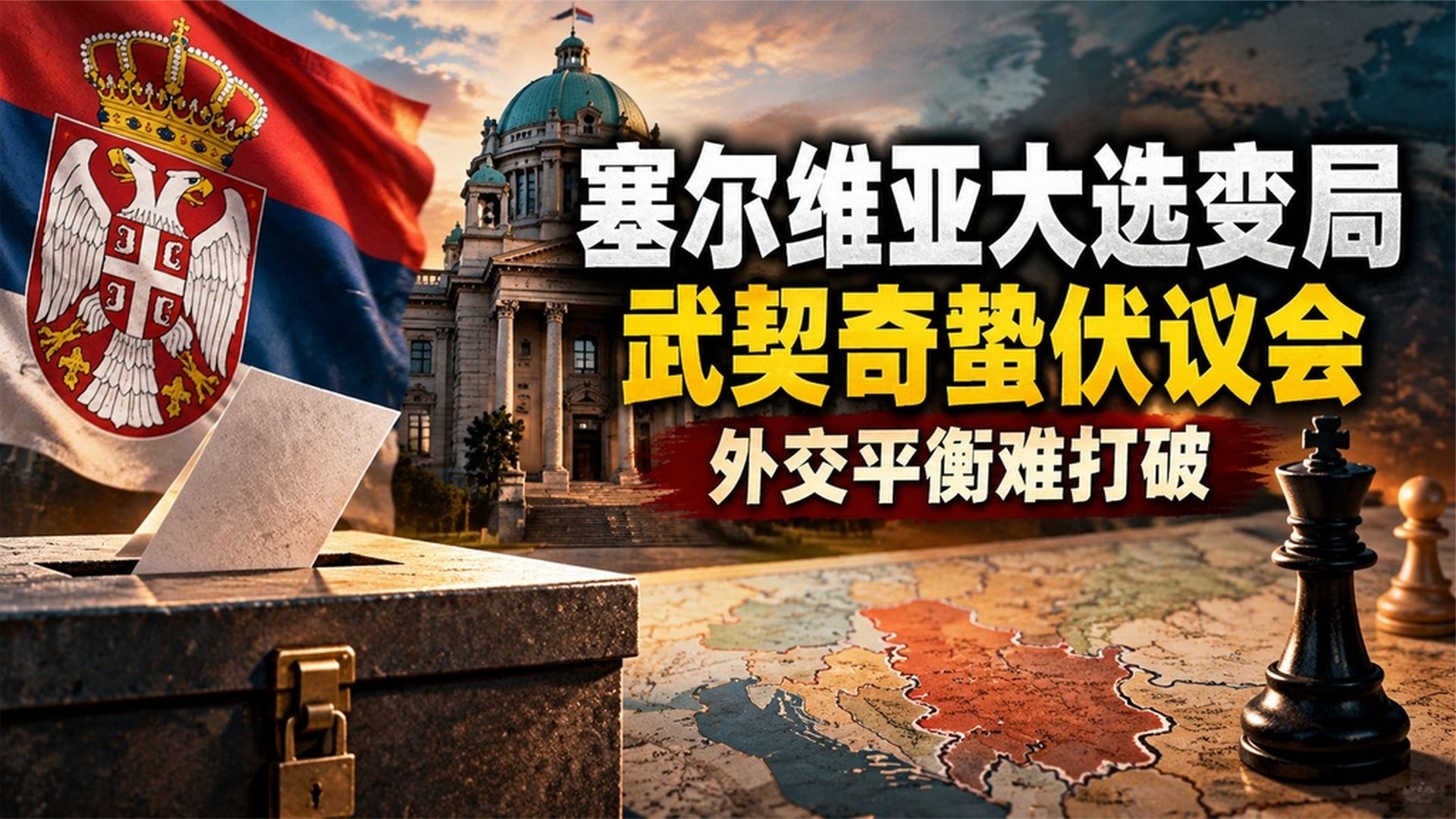 塞尔维亚大选变局，武契奇蛰伏议会，外交平衡难打破