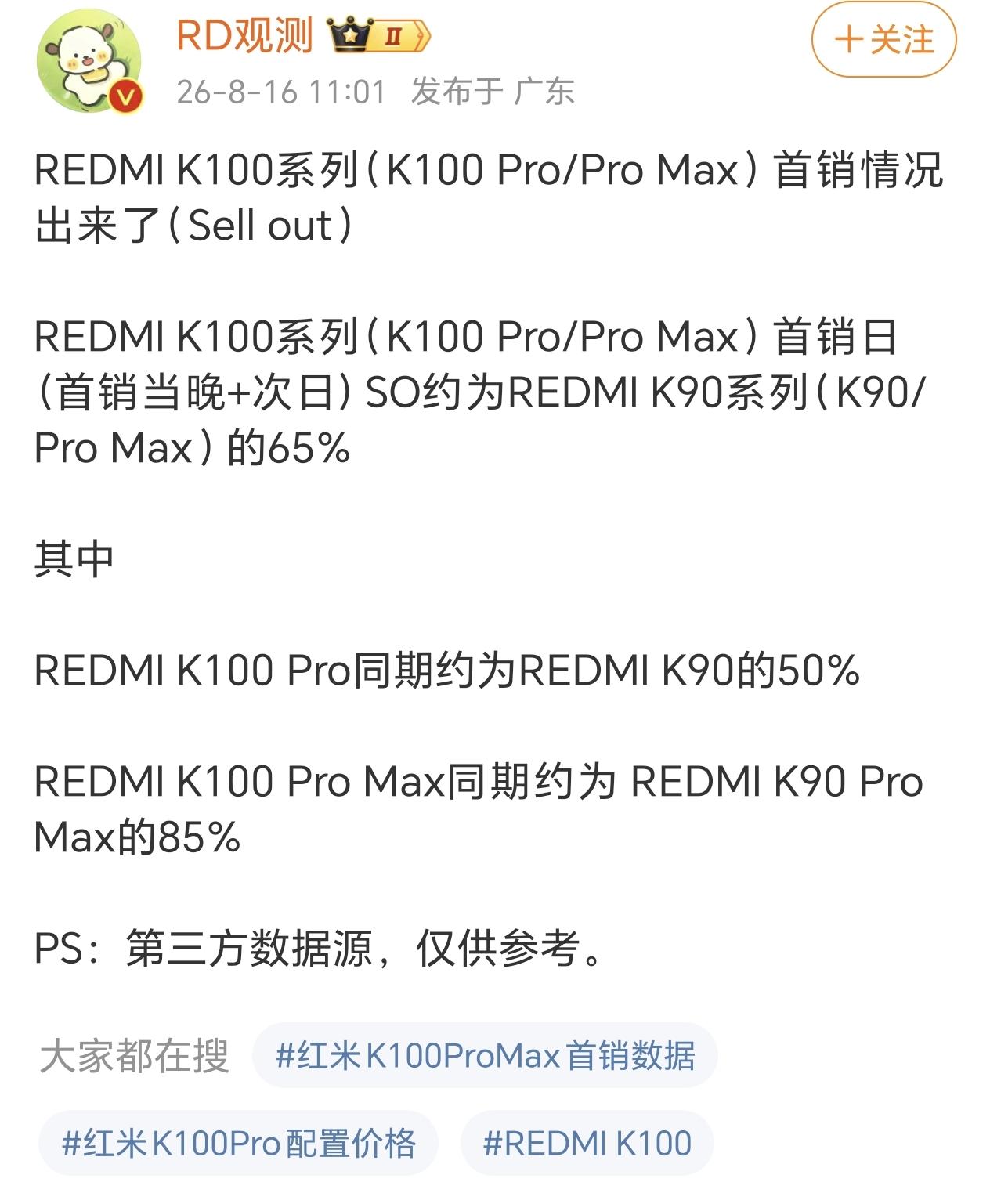 这和卢伟冰发布的战报相差很大啊，当时还以为真的大卖了呢，看样子这款机型也要推进沟