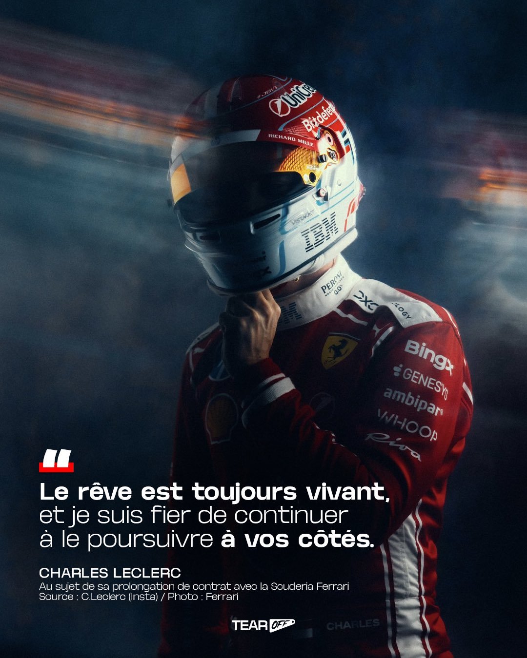 F12026f1摩纳哥大奖赛CharlesLeclerc法拉利确认与勒克莱尔续约