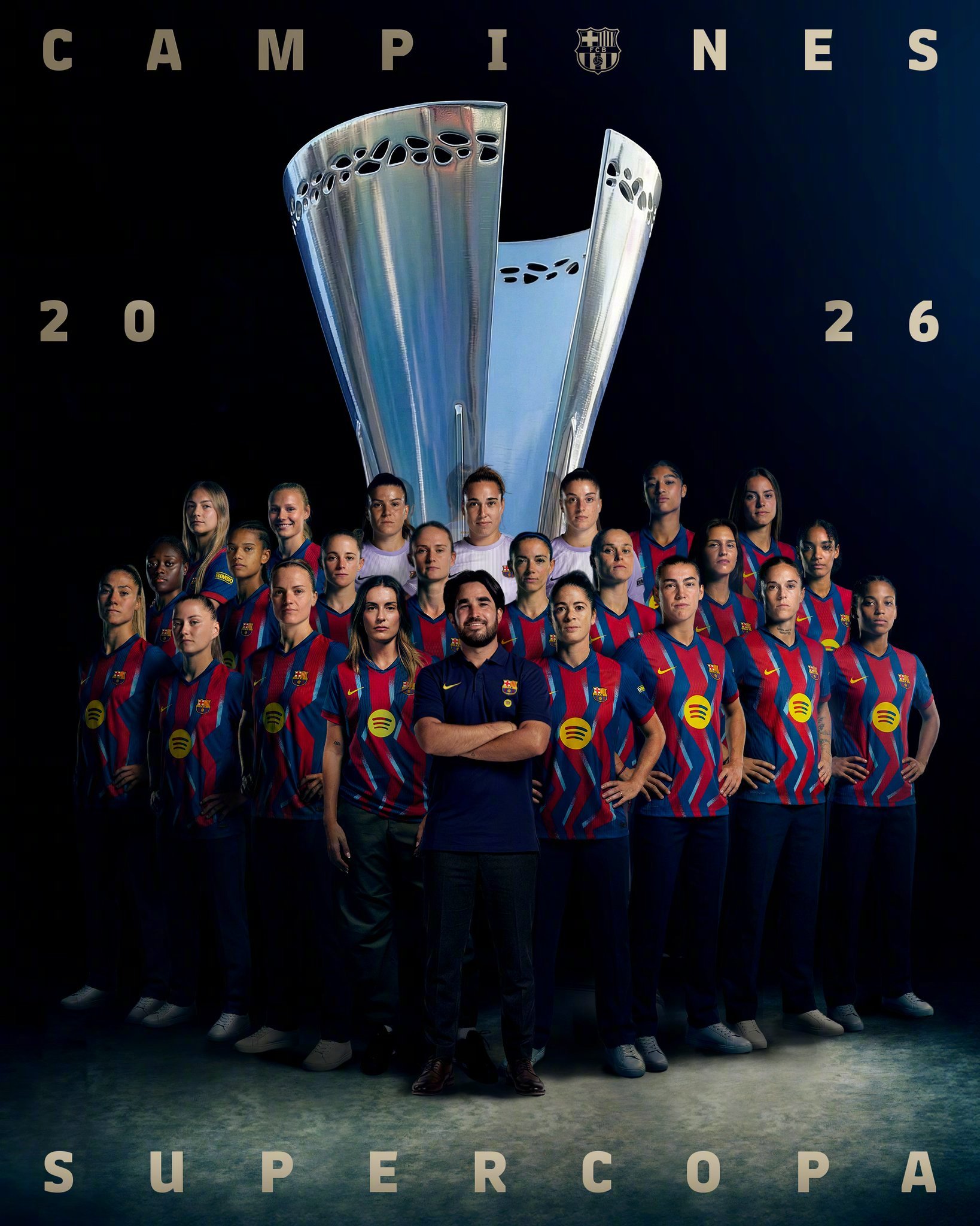 红蓝倩影西超杯 💙❤️我们是冠军！！🏆🎉巴萨🔴🔵ForçaBarça