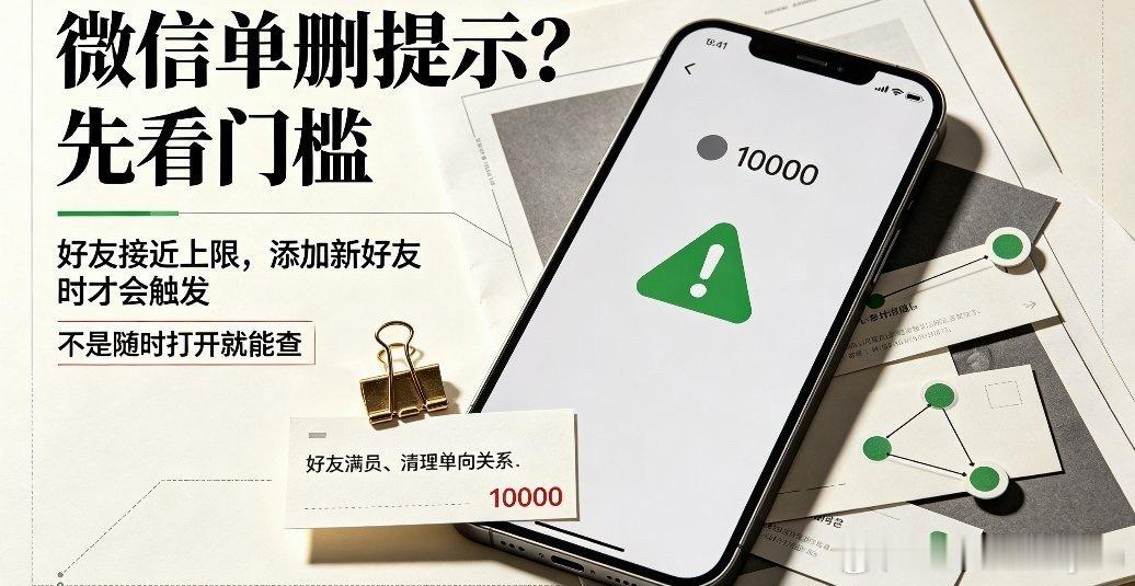 微信 单删提示其实那个“单删提示”就是个乌龙，我一开始也以为是出新功能了，结果一