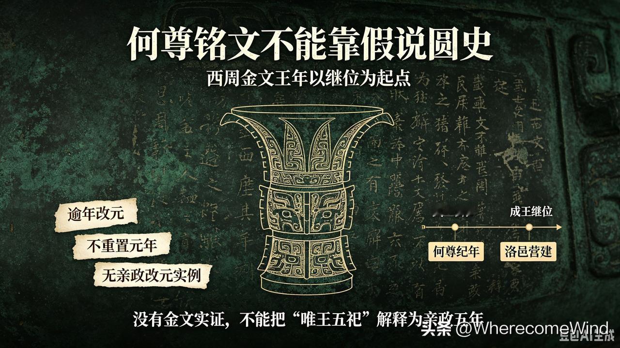 警惕！用后世文献绑架西周金文
唯王五祀，金文记年被创造出“成王亲政第五年”。成王