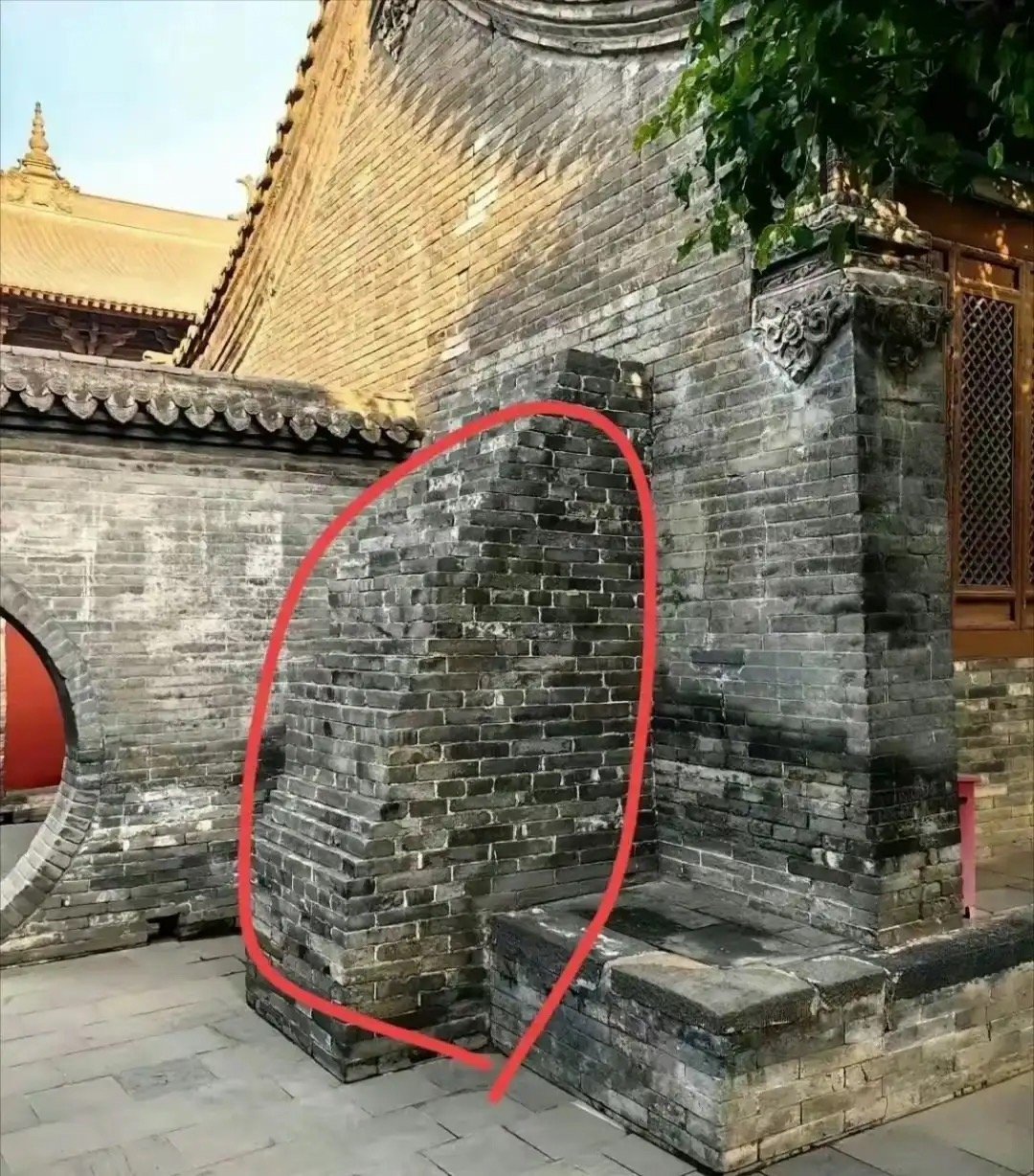 古代房子，这鼓包作用是什么 ​​​