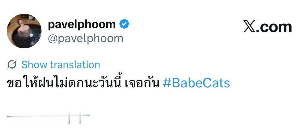 帕：希望今天不要下雨 一会见（要去打卡大屏啦） 