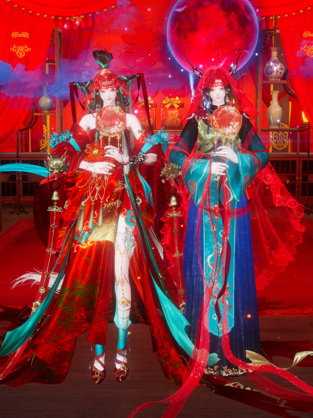 以闪亮之名 群里的神仙姐妹帮我做了这三张图的转绘，简直一模一样连穿模的一些小地方