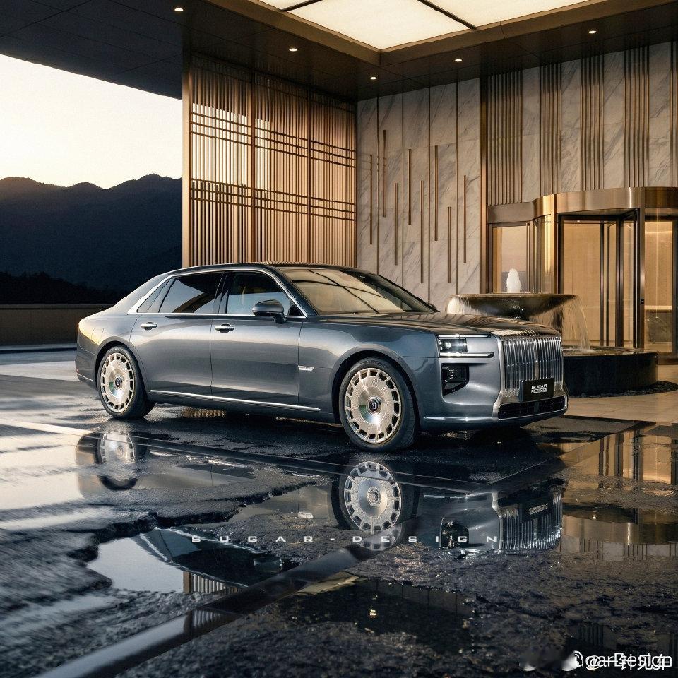 极氪9S的假想图，咋说呢，外观颜值我觉得是可以的，9X的市场表现也说明这种外观的