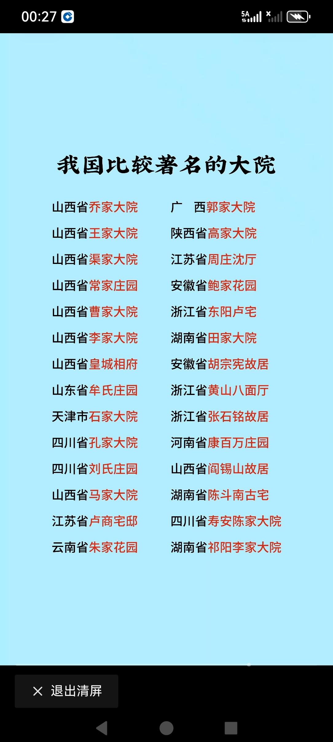 我国各地都有哪些影响力大点的大院
这榜单有遗漏的欢迎补充！