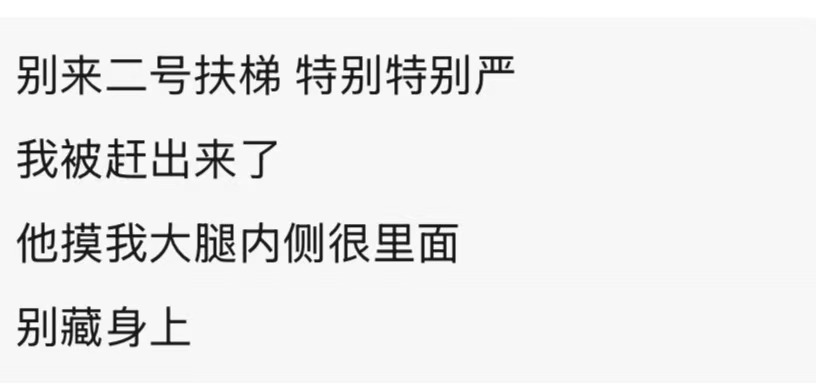 二号扶梯严 