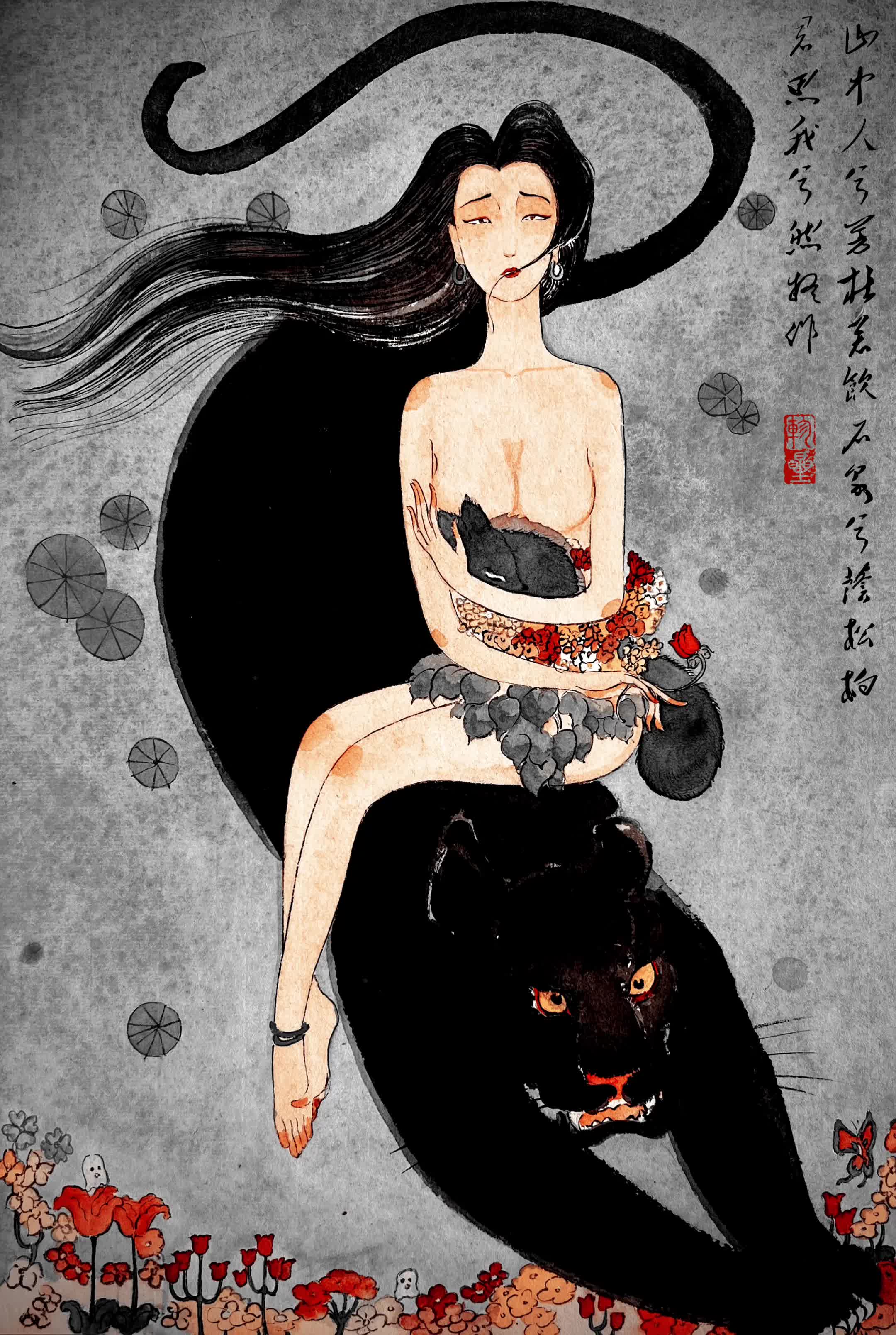 山鬼-屈原《九歌》中爱而不得的美丽传说～屈原青年创作者成长计划