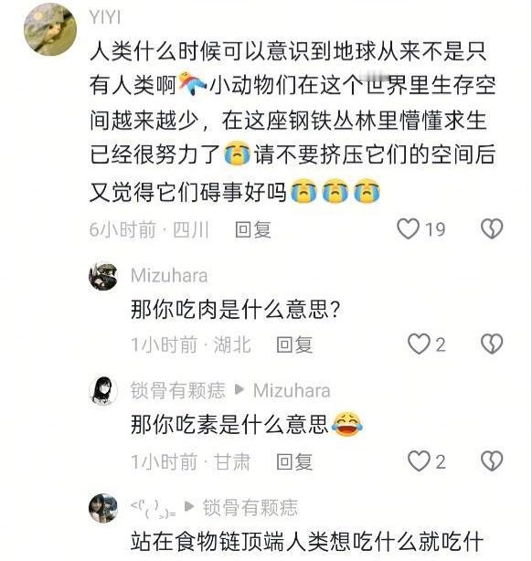 这下好了，肉也不能吃了，菜也不能吃了，你满意了吧