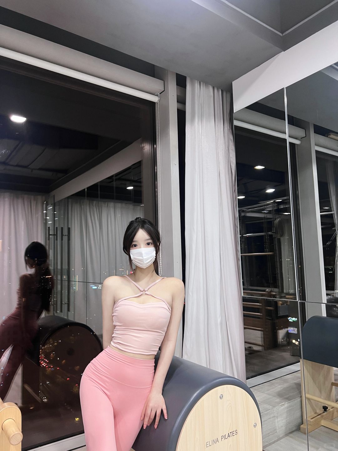 练普拉提也要少女心💕✨