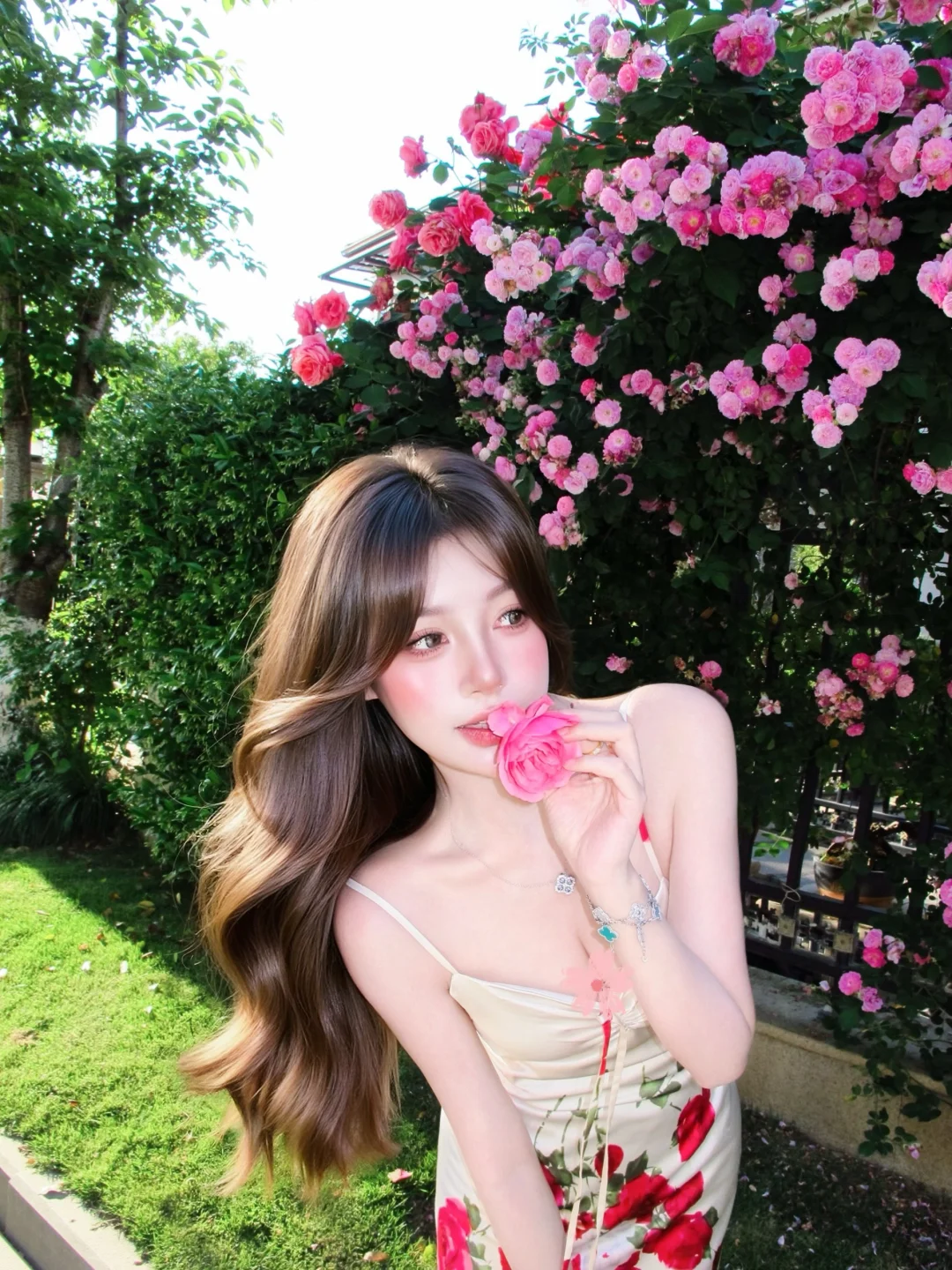 夏风浮动 蔷薇花开🌺