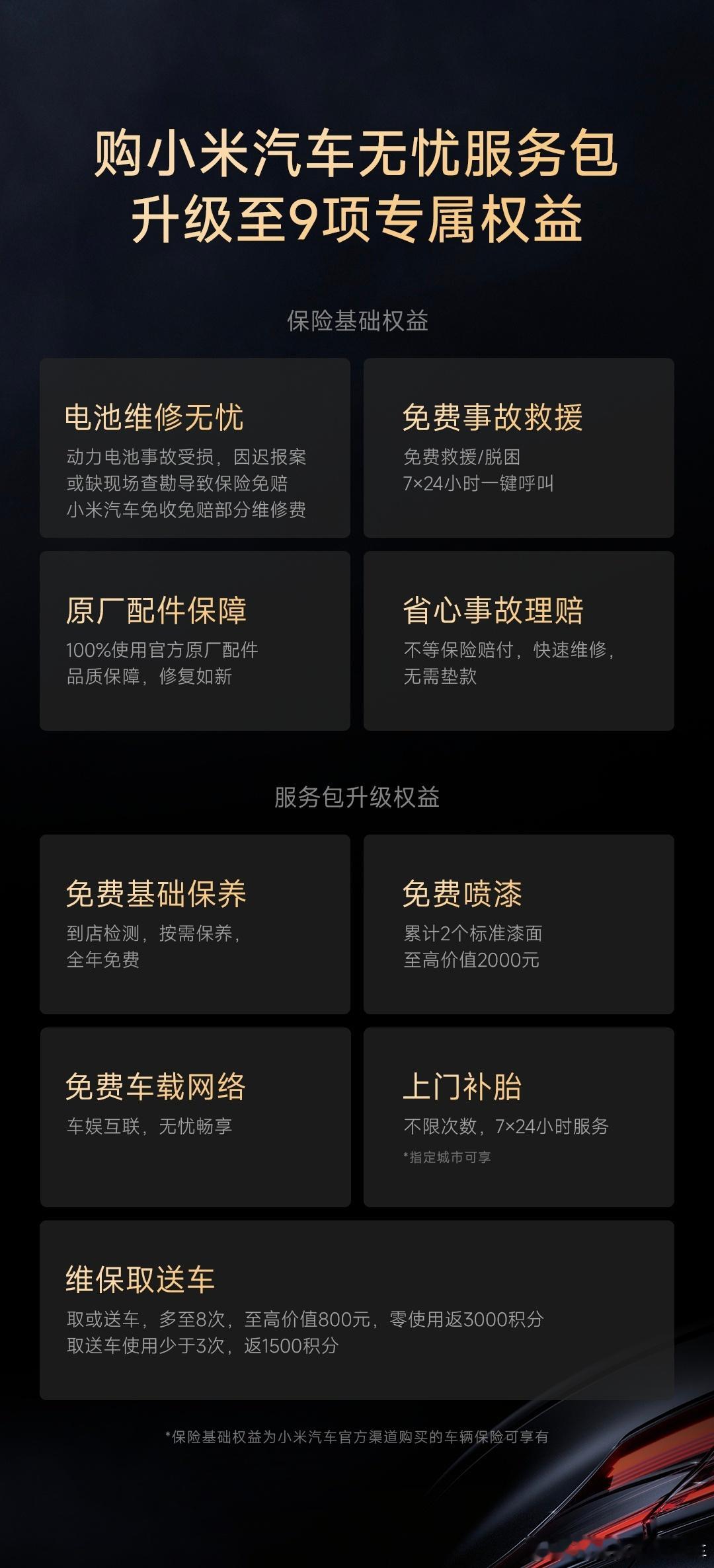 这些权益小米汽车要卖1299元，你觉得贵吗？我感觉其他品牌，有的内容都是免费的 