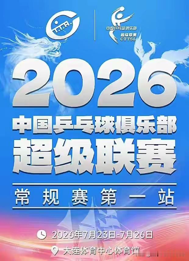 乒超开战，不看也看！

乒超联赛今天开始。常规赛第一站。大连。7.23-7.26