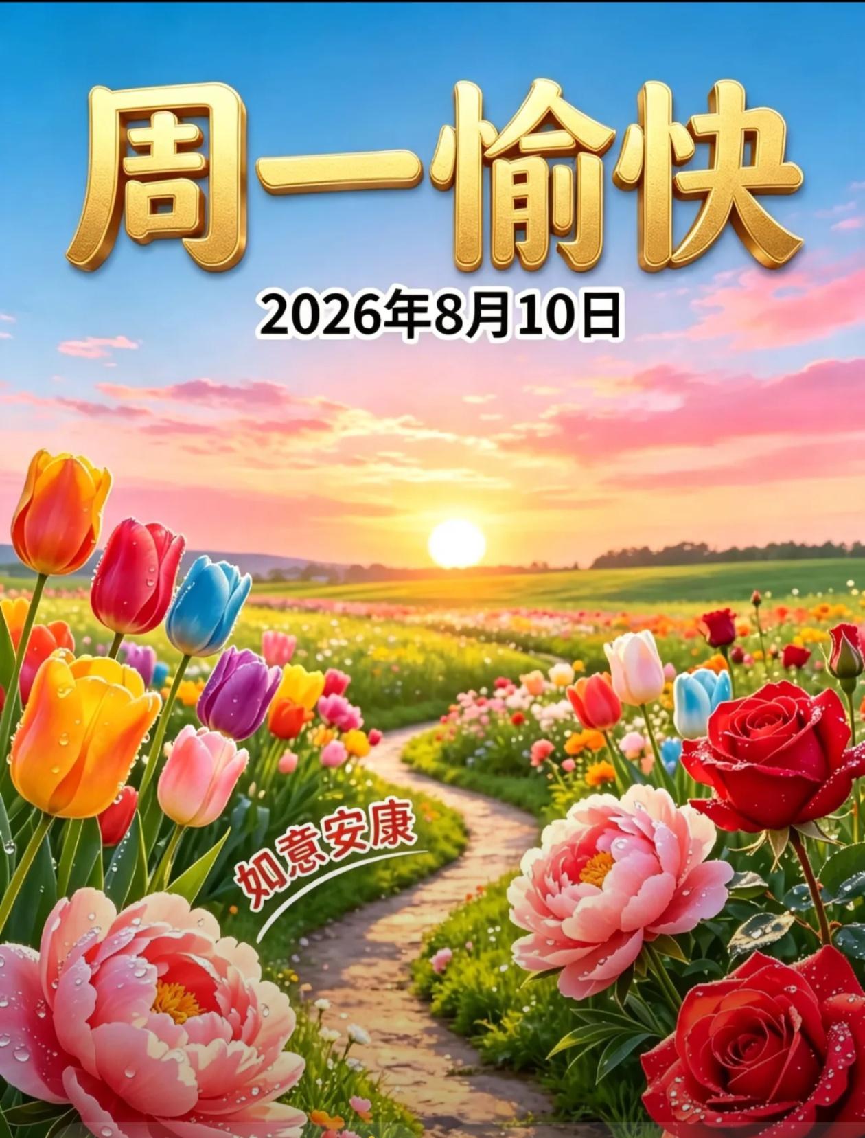 [福]2026./8月10日，心静生喜气，福运伴朝夕[福]

[彩虹]朝旭的柔光