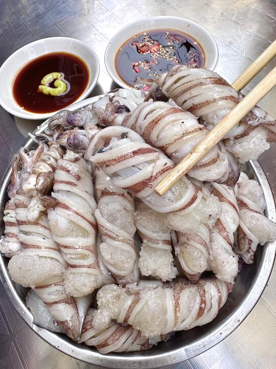 在青岛，吃到毕生难忘的一餐。。。。。。