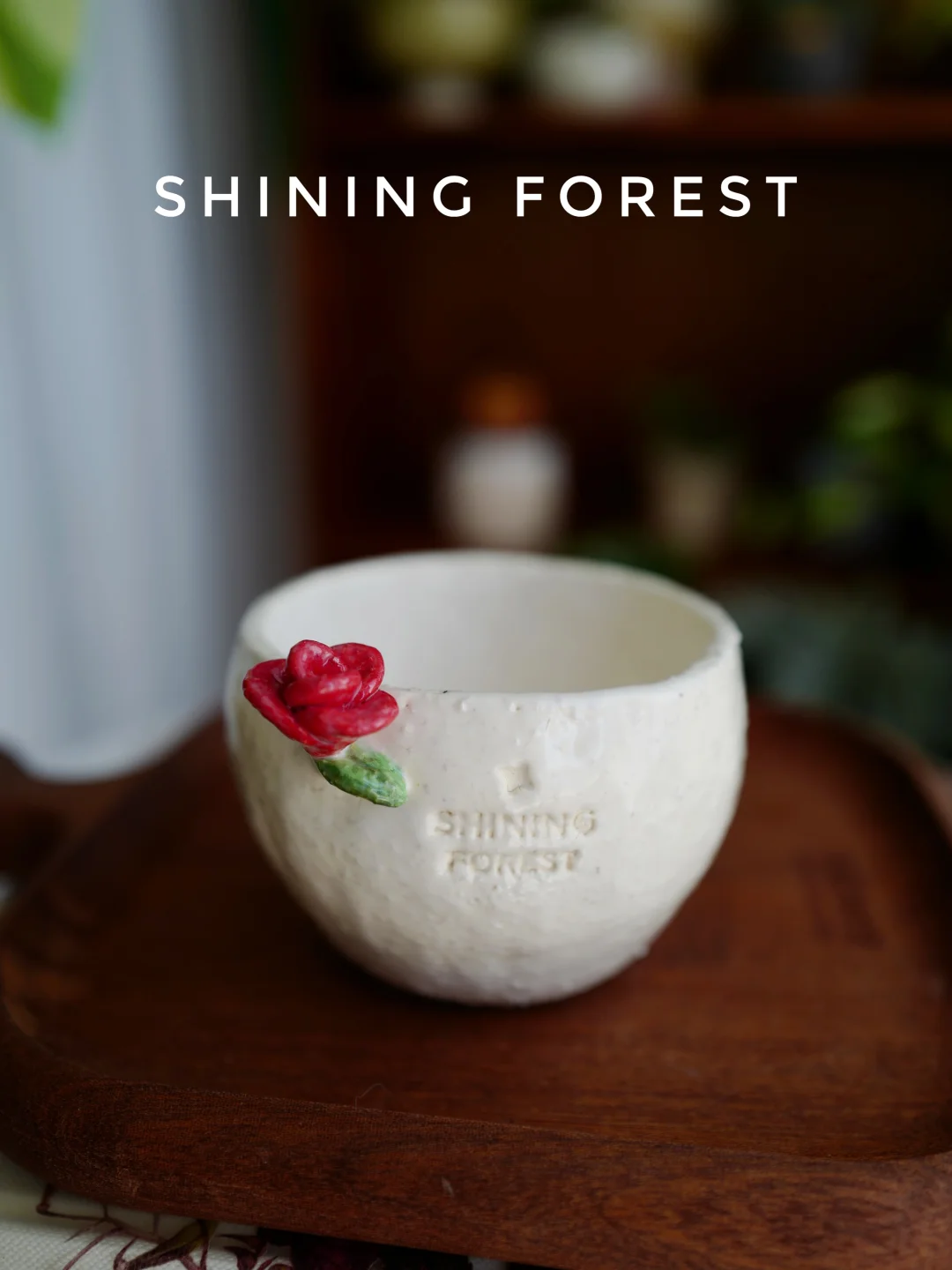 🌹玫瑰的浪漫｜闪光森林手工花盆🌟