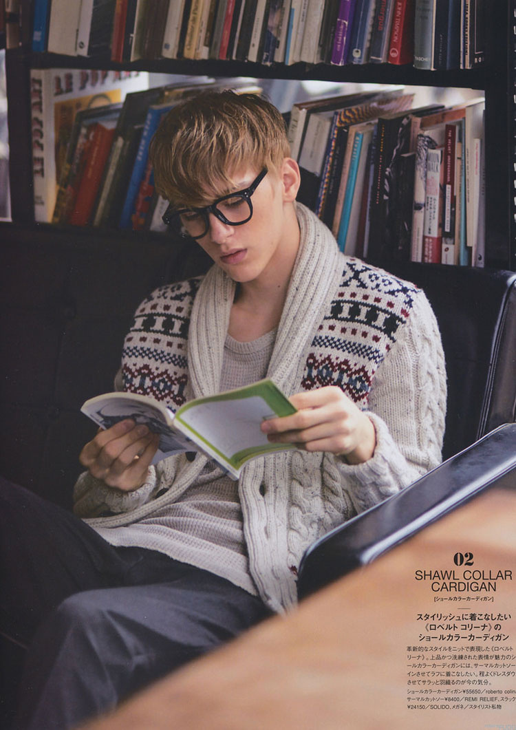 【来自投稿】日本《men's fudge》杂志2013年12月刊写真，模特是波兰