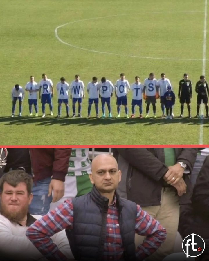 让我们回到2022年，当时罗马尼亚乙级联赛球队波利特尼卡的球员们想在比赛前表达反